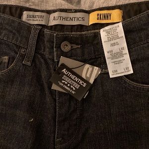 Signature by Levi Strauss Authentics Skinny Optimus Mens Jeans Size W30 L32  NWT